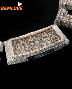 GEMLOVE Wholesale Jewelry Pendants <b>Charms</b> Cuban Hip-Hop Style Letter Pendant For Men Gift - Product Image 3