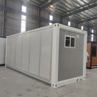 Maison conteneur préfabriquée extensible, résistante aux intempéries, 40 pieds x 20 pieds, 1, 2, 3, 4 ou 5 chambres, salle de bain pliable, maison portable, villa
