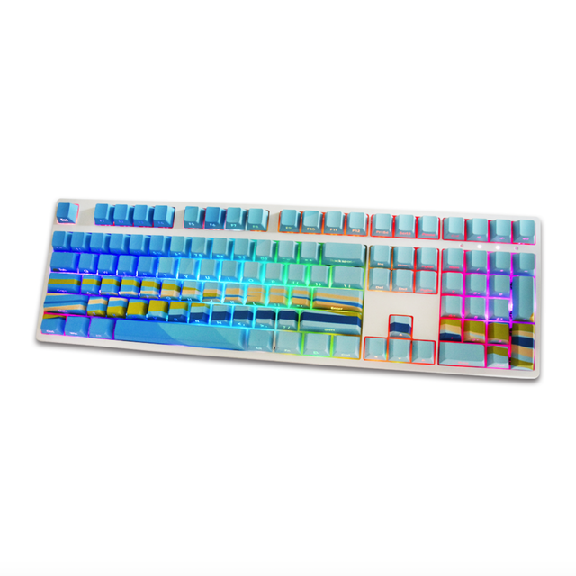 Aflion Wholesale INS Style Double Shot PBT OEM Profile Keycaps for Mechanical Keyboard