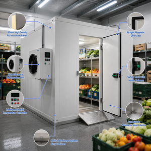 Almacén Frigorífico de Ahorro Energético, Cámara Frigorífica de Temperatura Constante para Conservación de Frutas y Verduras Frescas - Product Image 4