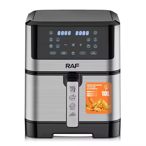 Freidora de Aire Multifuncional de Acero Inoxidable, Gran Capacidad de 10L, Horno Eléctrico sin Aceite, Freidora de Aire Digital Inteligente - Product Image 1