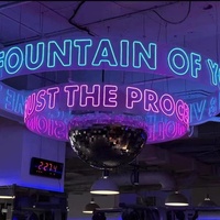 Nouveau Design Led Neon Sign Round Flex Neon Strip Letter Lighting Plafond Bar Club Game Hall Shopping Mall Decor Neon Lighting Sign