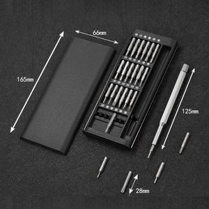 25-en-1 Aluminium 45 #   Jeu de tournevis magnétiques en acier OEM DIY, kit d'outils de précision multi-usages pour la réparation de téléphones et d'ordinateurs - Product Image 6