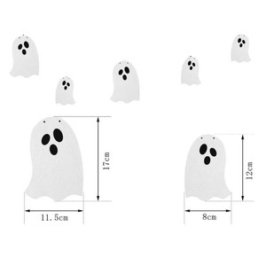 Bandera de Fantasma Blanca Personalizada Directo de Fábrica para Decoración de <span class=keywords><strong>Fiesta</strong></span> de Halloween, Bandera de Fantasma para el Día de Todos los Santos - Product Image 4