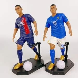 Figura de Estrella del Fútbol Mundial HY, <span class=keywords><strong>Messi</strong></span>, Rombappe, Muñeco Soldado, Adorno de Moda para Jugar - Product Image 5