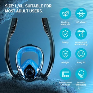 0.5L Mini Scuba <b>Tank</b> Portable <b>Diving</b> Cylinder with Snorkeling Mask 5-10 Min Underwater Breathing 5m Depth - Product Image 4