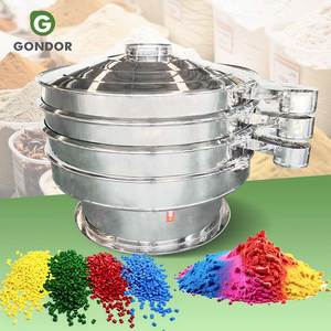 Tamis à farine commercial automatique poudre d'or tamisant le moteur d'écran vibrant de grain Gy-1200 la machine de tamis de riz - Product Image 1