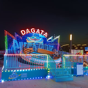 Juego Mecánico Infantil Plegable de 16 Asientos, Tagada Disco, Atracciones de Diversión sobre Remolque - Product Image 3