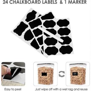 8 Bộ thực phẩm lưu trữ <span class=keywords><strong>container</strong></span> trong suốt kín đựng thức ăn nhà bếp hộp cho thực phẩm khô <span class=keywords><strong>PP</strong></span> nhựa kín lưu trữ lọ - Product Image 6