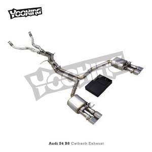 <span class=keywords><strong>Escape</strong></span> Catback con Válvula Automática para <span class=keywords><strong>Audi</strong></span> S4/<span class=keywords><strong>S5</strong></span> B8 3.0T 2013-2019, Tubo de Silenciador de <span class=keywords><strong>Escape</strong></span> de Titanio con Kits de Control Remoto - Product Image 3