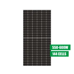 Panneaux solaires de Grade A, module photovoltaïque, 500w, 535w, 540w, 550w, 560w, 600w, demi-cellule, mono, 550w