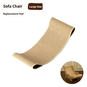 Sisal Kat Krabpaal Huisdier <span class=keywords><strong>Lounge</strong></span> Stoel Bank 2-In-1 Ademende En Duurzame Sisal Mat Stoel - Product Image 2