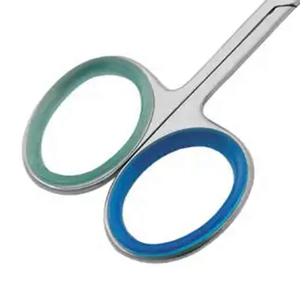 Ciseaux russes à cuticules droites en acier inoxydable, pliables, à manche en caoutchouc, outil de beauté pour ongles - Product Image 6