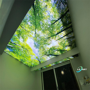 Luz solar 3D Árbol Verde bosque paisaje <span class=keywords><strong>cielo</strong></span> techo papel tapiz pared Mural Hotel restaurante <span class=keywords><strong>sala</strong></span> <span class=keywords><strong>de</strong></span> estar - Product Image 6