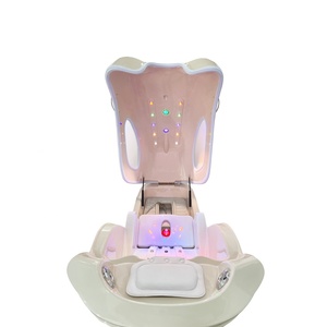 Best Price Commercial Steam Hydro Massage Bath Beauty Semi-sitting Ozone <b>Sauna</b> Photon Light Spa Capsule - Product Image 5