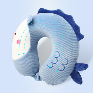 Dudu Fish <span class=keywords><strong>U</strong></span>-förmiger Memory Foam Umwelt freundliches leichtes Reise kissen für 0-24 Monate Auto fahrten Kreatives Geschenk - Product Image 1