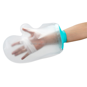 FIRSTAR Housse de protection transparente personnalisée et étanche pour <span class=keywords><strong>main</strong></span>, certifiée CE, pour la douche, confortable et sécurisée - Product Image 1