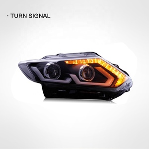 โคมไฟสำหรับ X-TRAIL นิสสัน2014-2016การดัดแปลงส่วนประกอบไฟหน้า LED ไฟวิ่งกลางวันน้ำวิ่งเลนส์ซีนอน - Product Image 3