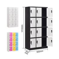 Casiers de gym modernes en acier durable à 12 portes avec fonctions réglables Hengli HL-LQ581 pour la maison, le bureau, l'école et l'hôpital