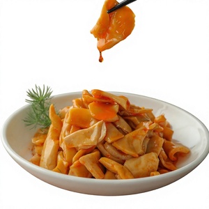 Sustituto de carne de champiñones en rodajas con glaseado sabroso, estilo Izakaya japonés, apto para HACCP, suministro al por mayor a granel - Product Image 1