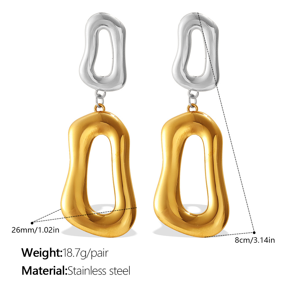 EH1190SG Pendientes Bicolor