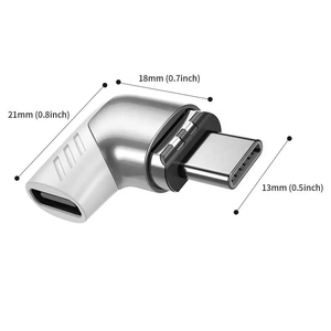 Cable de Carga Magnético PD de 100 W con Transferencia de Datos Tipo C USB-C 5A, Adaptador de Enchufe para Computadora Portátil <span class=keywords><strong>Mac</strong></span> - Product Image 2