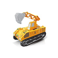 Juguete Robot Transformable en Oferta, Vehículo de Construcción Eléctrico, Excavadora Deformable, Juguetes de Coche para Niños con Luces y Música