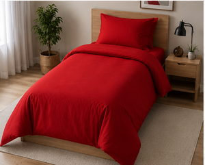 Housse de couette en coton satiné percale T200 T600 de luxe sur mesure OEM ODM pour hôtels, hôtels-resorts et maisons – Vente en gros - Product Image 1