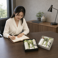 Ensemble cadeau d'entreprise avec logo personnalisé pour femmes - Cadeaux de mariage personnalisés, cadeaux d'anniversaire et de Noël