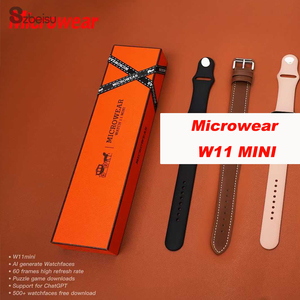 سلسلة جديدة 11 ساعة ذكية Microwear W11 Mini Pro W11 Pro S11 S11 PRO M-Active App مربع IPS شاشة تعمل باللمس IP68 - Product Image 3