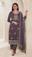 Traje de Salwar Kameez de seda de Organza pesada para mujer, ropa de Salwar Kameez pakistaní para festivales y fiestas