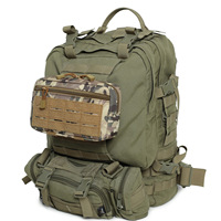Pochette polyvalente horizontale modulaire EDC Sac à outils utilitaire découpé au laser Pochette d'administration tactique Molle pour appareil photo de téléphone