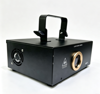 Système d'éclairage laser de scène 3D à faisceau animé 2W RGB Mini ILDA DMX512 IP33 en alliage d'aluminium pour DJ, club, fête, mariage