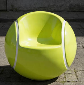 เก้าอี้ทรงลูกเทนนิส Y876 คุณภาพสูง ทำจากไฟเบอร์กลาส ดีไซน์ทันสมัย สไตล์กีฬา เหมาะสำหรับพื้นที่นั่งรอและพื้นที่สาธารณะ - Product Image 2