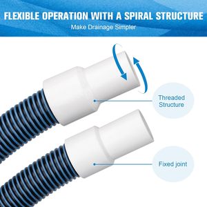 <span class=keywords><strong>Manguera</strong></span> de vacío para <span class=keywords><strong>piscina</strong></span> enrollada en espiral profesional de alta resistencia de 9M, 1-1/2 ", con manguito giratorio, limpiador de <span class=keywords><strong>piscina</strong></span>, accesorios de vacío - Product Image 2