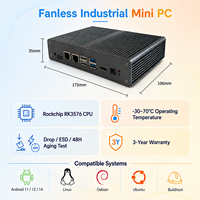 Mini PC Industrial Sin Ventilador Rockchip RK3576, DC12V, HDMI 2.1, SATA 3.0 de 2.5 Pulgadas, WIFI6, 4K, 120HZ, Garantía de 3 Años