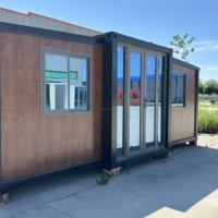 Mini-maison avec cuisine et salle de bain, maisons préfabriquées modulaires, maisons préfabriquées extensibles, maison-conteneur