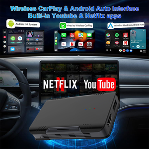 2gb 16gb Carplay Android Mini Ai Box netflix e <span class=keywords><strong>youtube</strong></span> incluso adattatore per riproduzione Auto iphone Dongle adattatori Wireless - Product Image 2