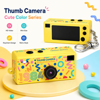 Mini caméra rétro portable porte-clés, caméscope numérique pour enfants, pendentif pour sac à dos, cadeau étudiant, jouet caméra 720P MicroSD