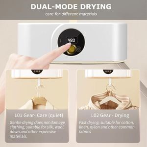 2025 New Home Portable Electric <b>Mini</b> Steam Cabinet Fast Heating Foldable Automatic Clothes Dryer Remote Control Compact Dryers - Product Image 3