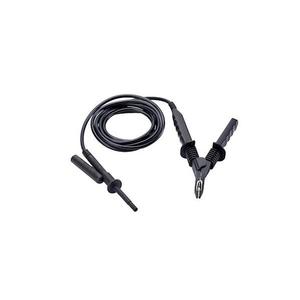 CHAUVIN ARNOUX - P01295525 Cordon de sécurité haute tension avec garde 15kV noir-EAN 3663653008204 AMMETRE ET MULTIMÈTRE NUMÉRIQUE - Product Image 1