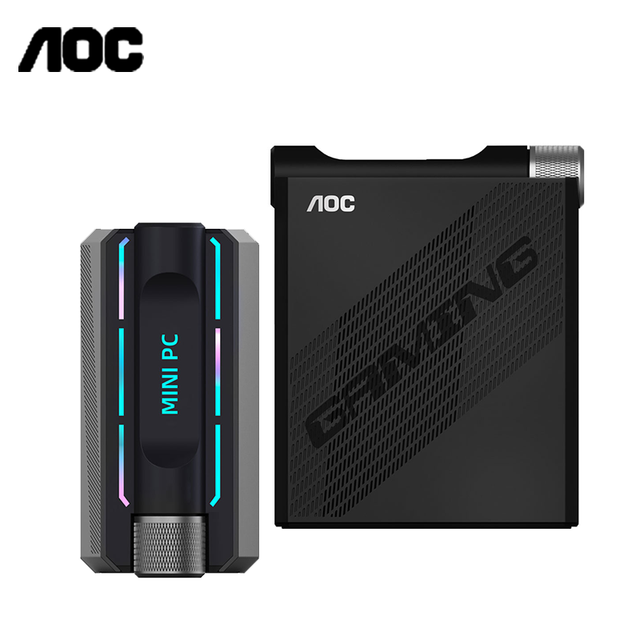 AOC MINI PC New R9-5900HX CPU 16G DDR4 RAM 512G SSD WI-FI 6 Gaming All in One MINI Desktop PC
