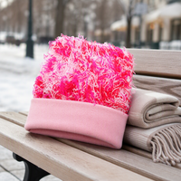 Bonnet en tricot doux avec oreilles de chat, chaud et coupe-vent, idéal pour le cyclisme en extérieur et le streetwear