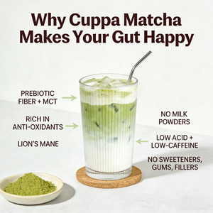 Matcha aux champignons Marque Blanche OEM avec Crinière de Lion et Ashwagandha pour la Santé Cérébrale, Intestinale, Immunitaire, du Stress et de la Mémoire - Product Image 4