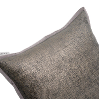 Coussin décoratif en velours vert sarcelle doré, 100 % polyester avec texture brossée dorée, coussin de luxe moderne pour canapé et lit
