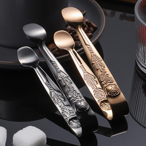 Mini pince à glace en acier inoxydable, écologique et légère, design vintage, outils de bar, pince de service florale en métal - Product Image 6