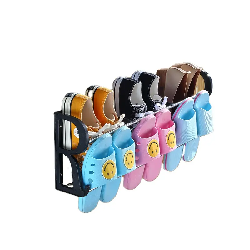 On Walls Shoe Shelf Organiser Storage Stand Over Door Hanging Shoe Rack Wall-mounted