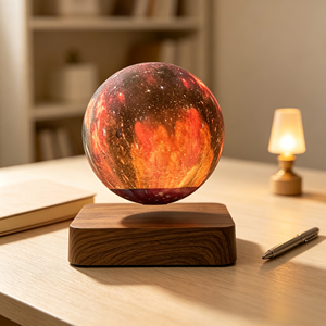 16 Color Changing Magnetic Levitation Planet Lamp 3D Print <b>LED</b> Night <b>Light</b> Bedroom Decoration Creative Gift - Product Image 1