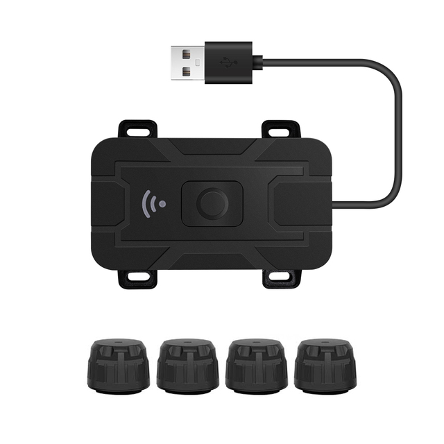 New Arrival Car USB Tire Pressure Monitoring System Android TPMS External Sensors