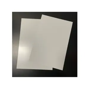 Sublimation Metal Blanks 1mm Thickness White Glossy Coating Sublimation Aluminum Sheets Rectangle/Round Circle Shape